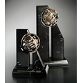 Medium Bronze Scepter Global Award w/ Marble Base